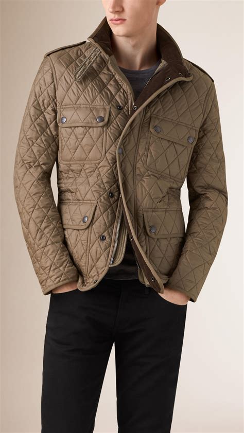 burberry diamond quilted field jacket